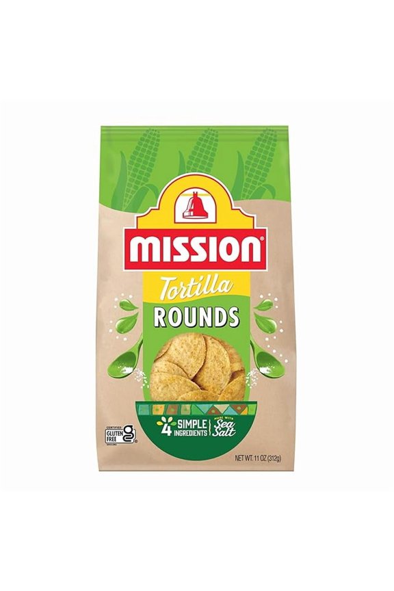 Mission Round Yellow Corn Tortilla Chips, 11 Ounce Bag