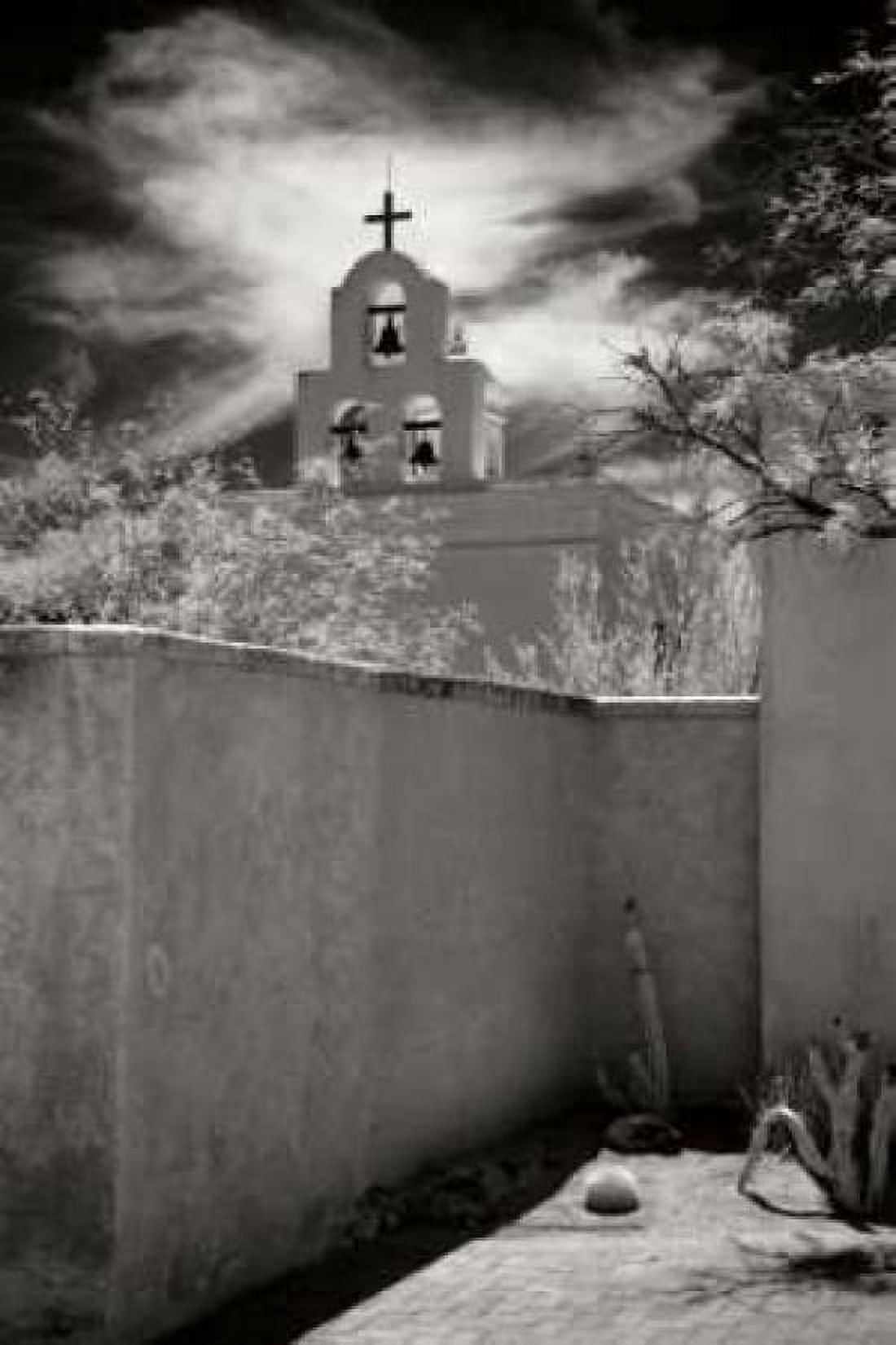 Mission San Xavier I Canvas Art - George Johnson (12 x 18)