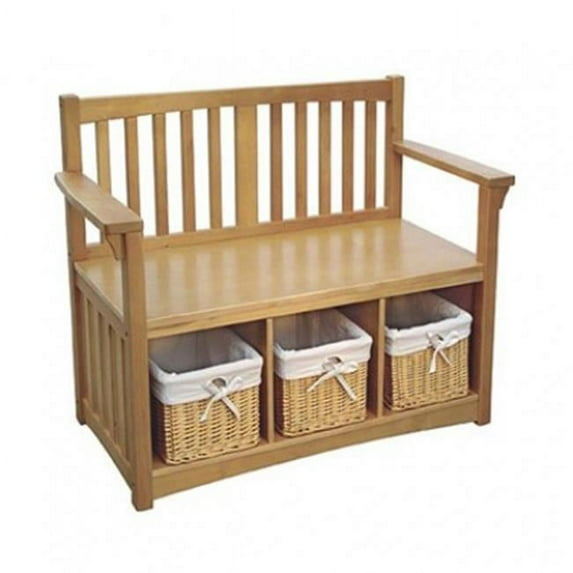 Mission Storage Bench&Bins