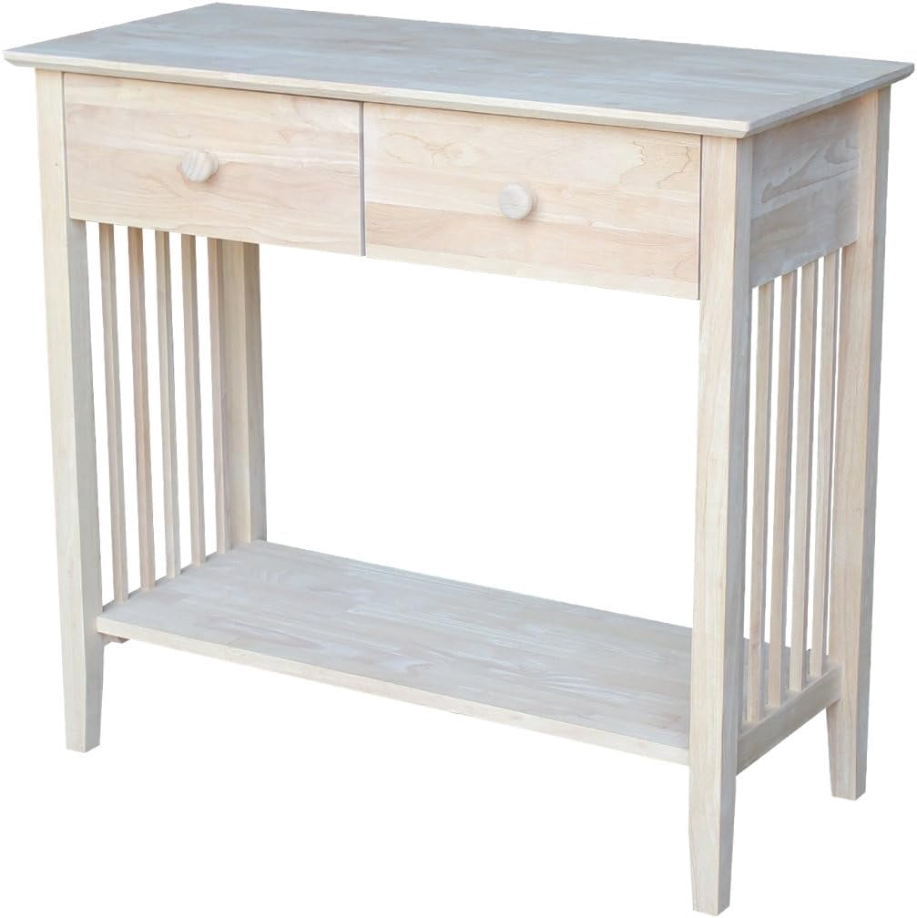 Mission Styled Server And Console Table, Unfinished - Walmart.com