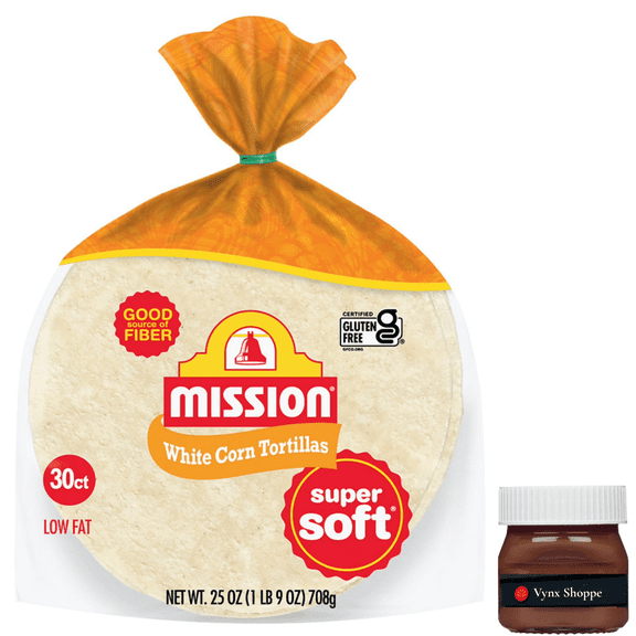 Mission Super Soft White Corn Tortillas, 30 Count