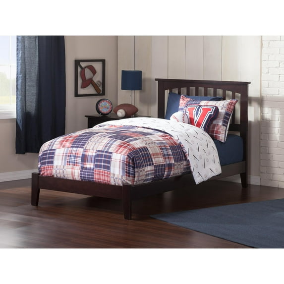 Mission Traditional Bed in Multiple Colors and Sizes