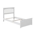 thumbnail image 1 of Mission Traditional Bed with Matching Foot Board, Multiple Colors and Sizes, 1 of 5