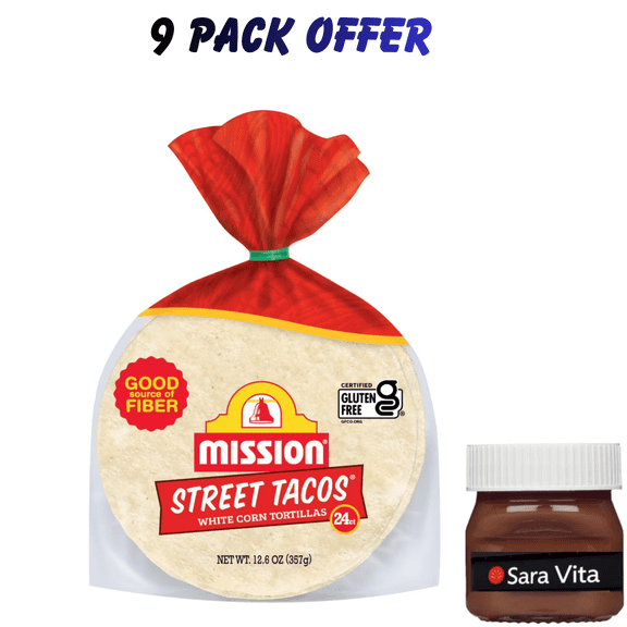 Mission White Corn Tortillas, Street Taco Size, 24 Count