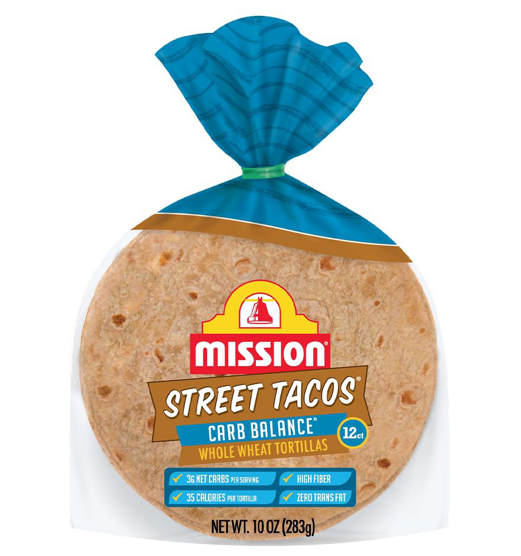 Mission Whole Wheat Carb Balance Street Tacos Tortillas, Keto, Mini Soft Taco Size, 12 Count 8