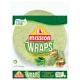 Mission Garden Spinach Herb Wraps, 15 oz, 6 Count