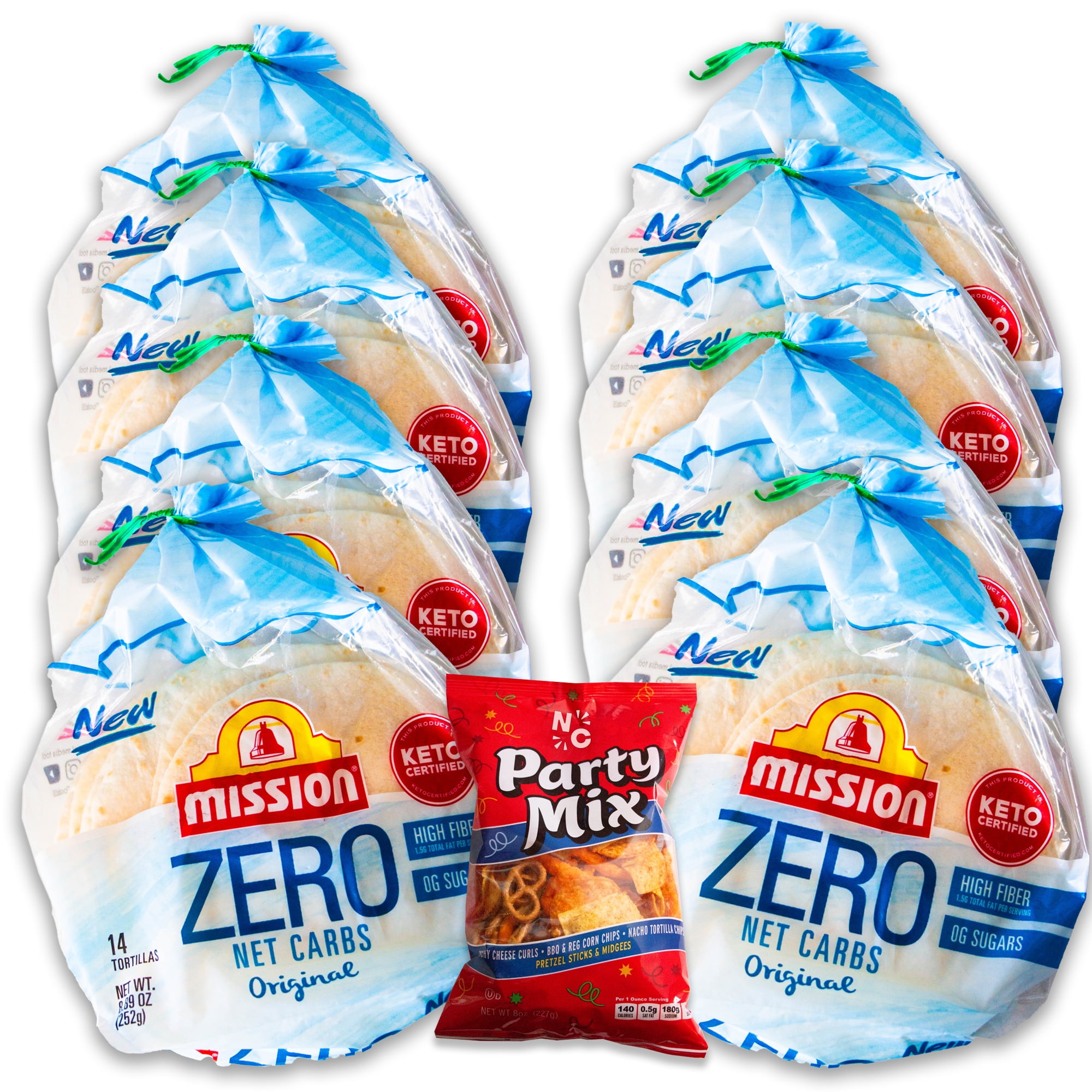 Mission ZERO Net Carbs Original Tortilla (8pks, 14ct 112 Tortillas