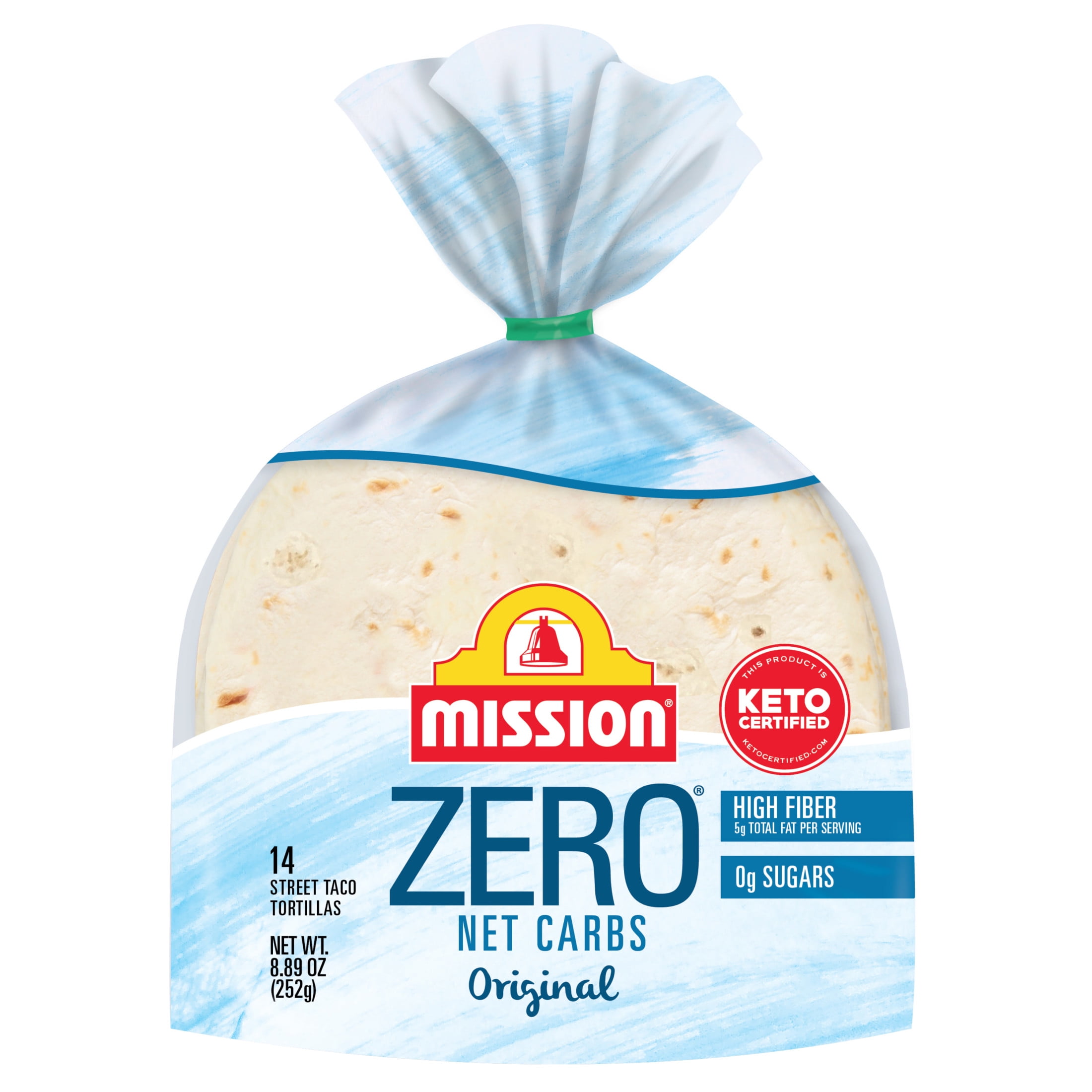 Mission Zero Net Carbs Original Flour Tortillas, Street Tacos Size, 14 Count