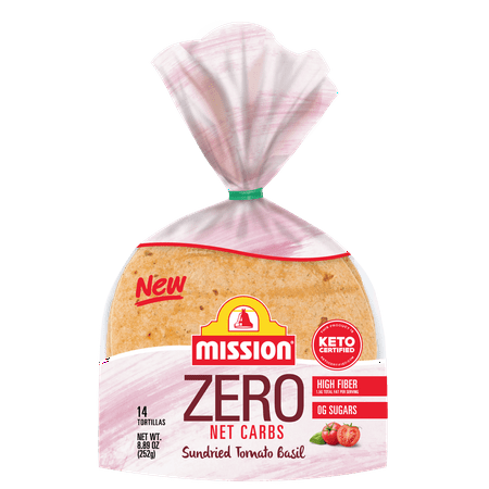 Mission Zero Net Carbs Tomato Basil, 14 Count
