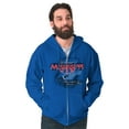 thumbnail image 1 of Mississippi Birthplace Of Music Cool Unisex Fleece Graphic Zip Up Hoodie Brisco Brands 2X, 1 of 5