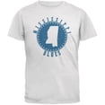 thumbnail image 1 of Mississippi Blues White Adult T-Shirt - 2X-Large, 1 of 1