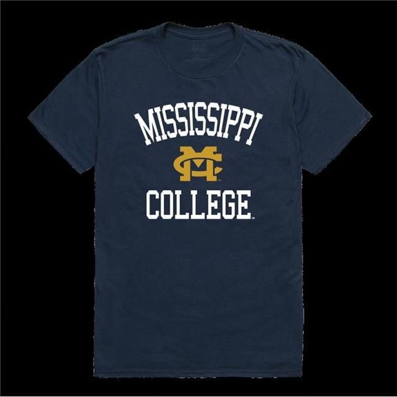 Mississippi College Choctaws Arch T-Shirt, Navy - Small