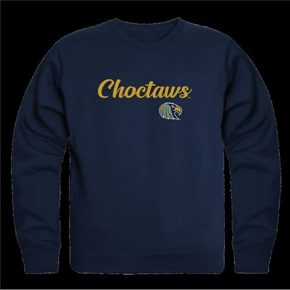 Mississippi College Choctaws Script Crewneck Sweatshirt, Navy - Extra Large
