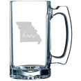 thumbnail image 1 of Mississippi Home States Etched 25oz Beer Mug, 1 of 1
