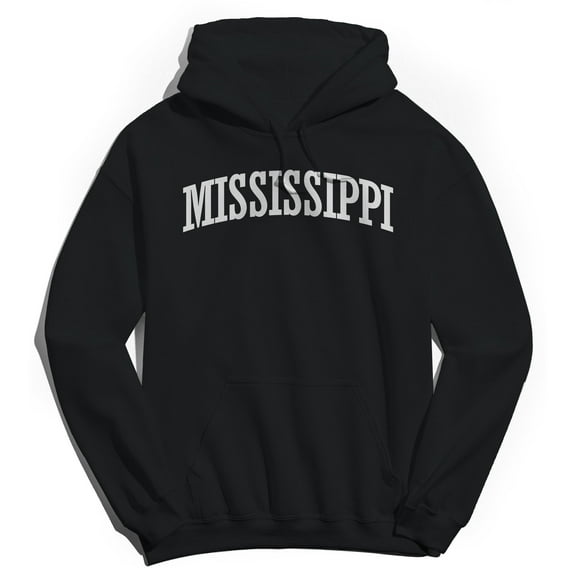 Mississippi Humor Graphic Black Men's Crewneck Sweatshirt Hoodie