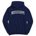thumbnail image 1 of Mississippi Humor Graphic Navy Men's Crewneck Sweatshirt Hoodie, 1 of 1