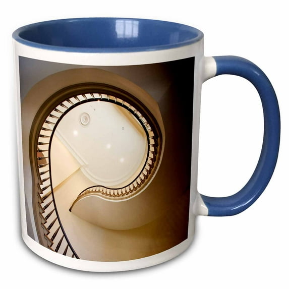 3drose, Mississippi, Jackson. Old Capitol Museum - Us25 Wbi0066 - Walter Bibikow, 11oz Two-tone Blue Mug