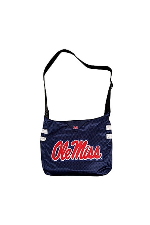 Mississippi Jersey Material Tote Bag Handbag Purse, 15x 14x 4