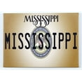 thumbnail image 1 of Mississippi License Plate Fridge collector's Souvenir Magnet 2.5" x 3.5", 1 of 1
