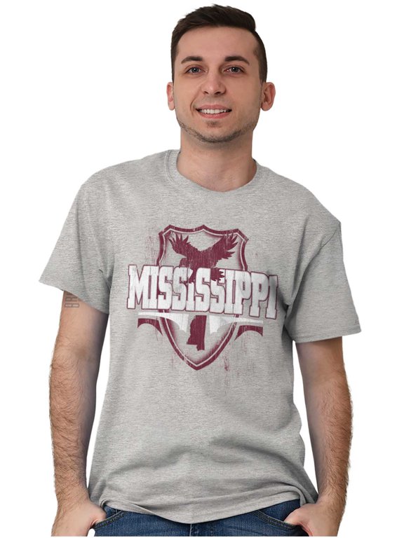 Mississippi MS Pride Gameday Spirit Men's Graphic T Shirt Tees Brisco Brands M