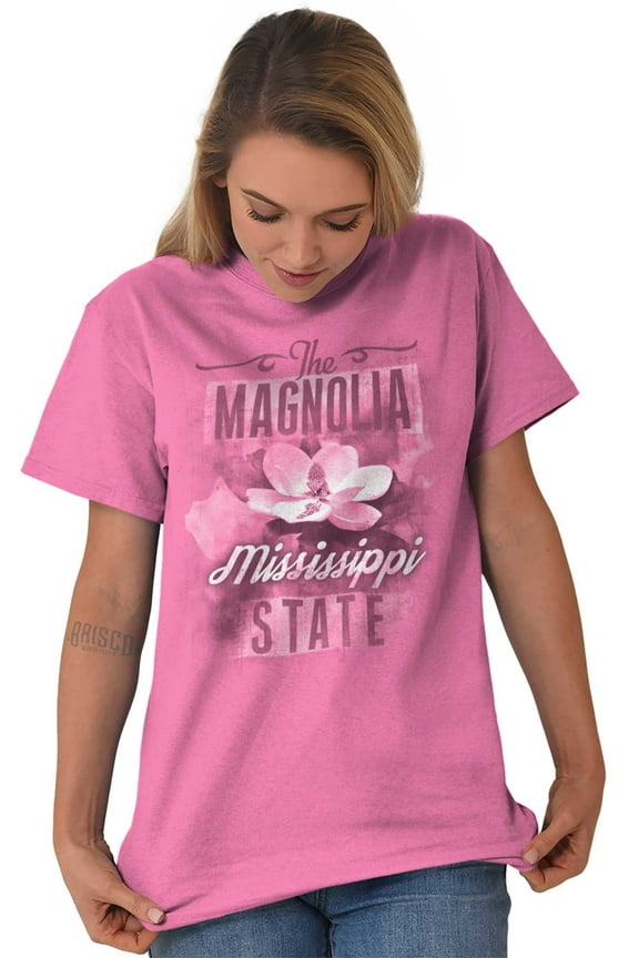 Mississippi MS State Flower Souvenir Women's Plus Size Graphic Tee Brisco Brands 4X