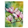 thumbnail image 1 of Mississippi Magnolia in Watercolor House Flag 28 in x 40 in, 1 of 5