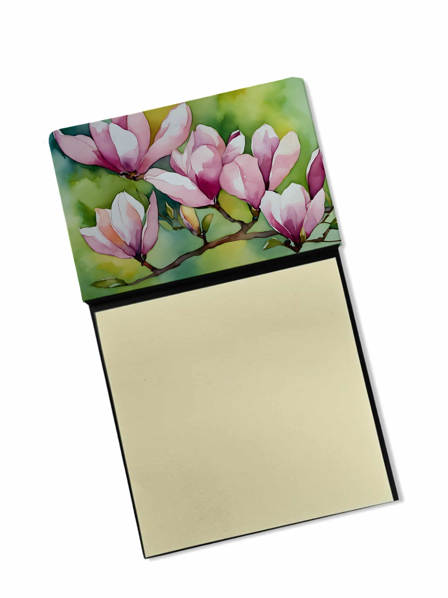 Mississippi Magnolia in Watercolor Sticky Note Holder 3.25 in x 5.25 in