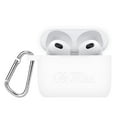 thumbnail image 1 of Mississippi Ole Miss Rebels Engraved Silicone Case Cover Compatible with Apple AirPods Gen 3 (White) by Affinity Bands, 1 of 4