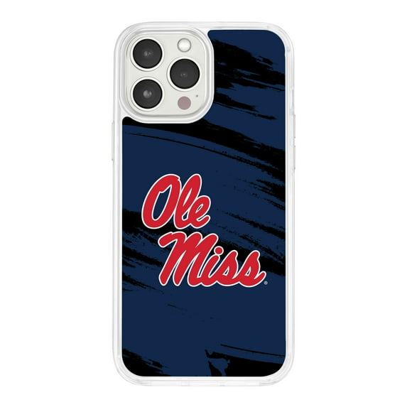 Mississippi Ole Miss Rebels HD Phone Case Compatible with MagSafe Apple iPhone 12 Pro Max (Paint Stripe) by Affinity Bands