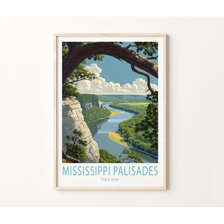 Mississippi Palisades Illinois River Valley Home Decor