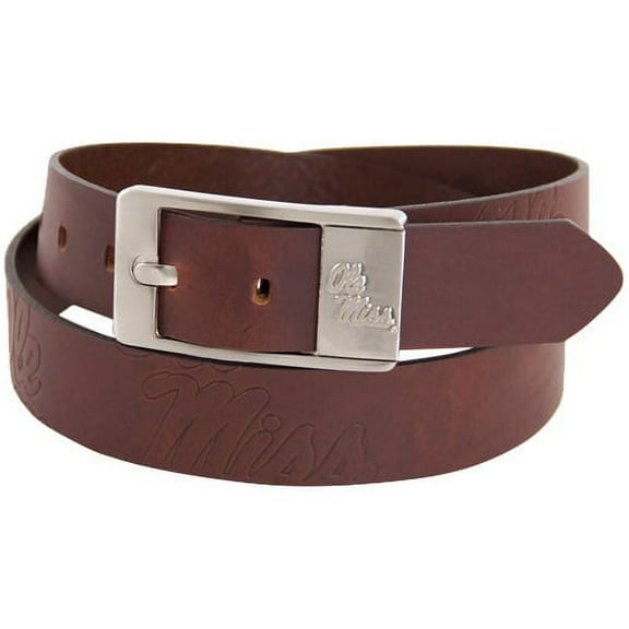 Ole Miss Rebels Brandish Leather Belt
