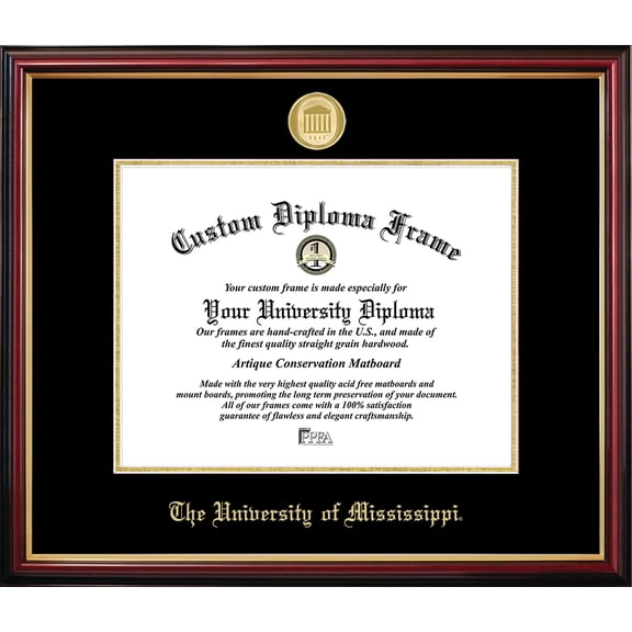 Mississippi Rebels Petite Diploma Frame