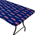 thumbnail image 1 of Mississippi Rebels Tailgate Fitted Tablecloth, 33" x 33", Card Table 96" x 30", 8 ft table, 1 of 5