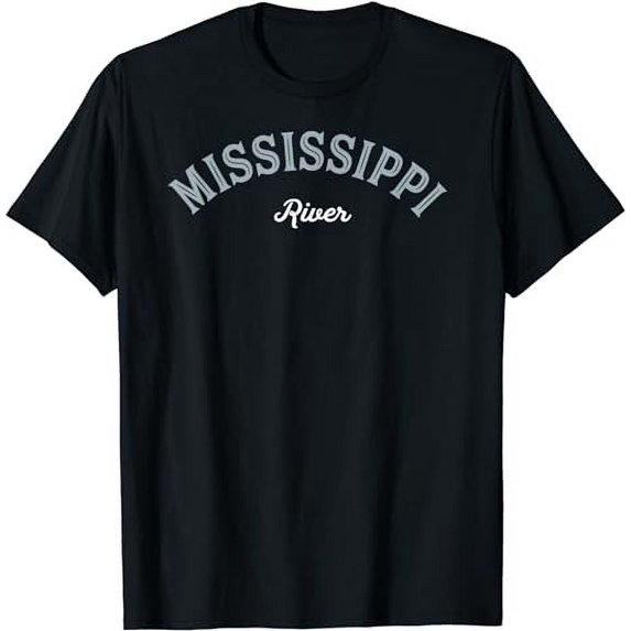 Mississippi River Longest Rivers of North America T-Shirti