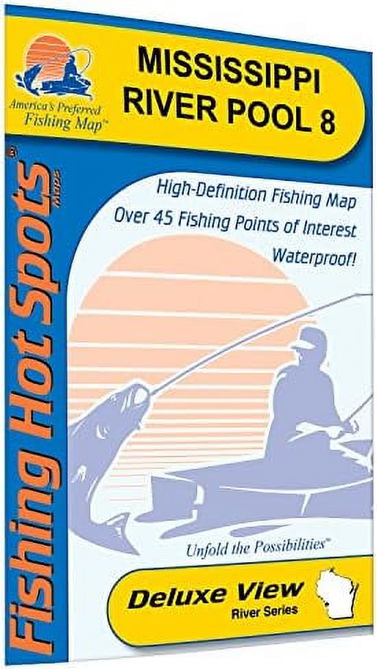 Mississippi RiverPool 8 Fishing Map