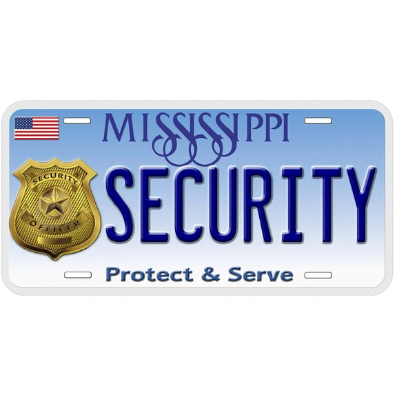 Mississippi Security Novelty Car Auto License Plate
