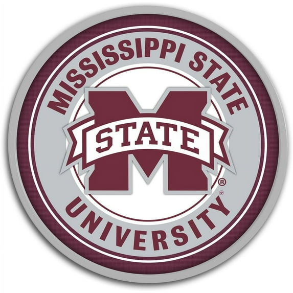 Mississippi State Bulldogs 17.5'' x 17.5'' Modern Disc Wall Sign