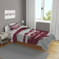 thumbnail image 1 of Mississippi State Bulldogs Slanted Stripe 4-Piece Twin Bed Set, 1 of 3