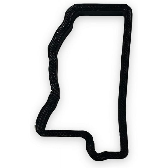 Mississippi State Cookie Cutter with Easy Push Design (4 inch)