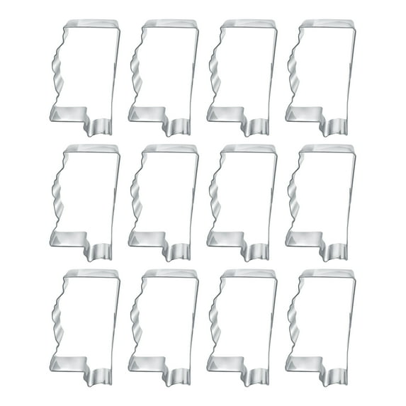 Mississippi State Dozen Cookie Cutters 3.75 inches/each U2008-W12 - The Cookie Cutter Shop - Stainless Steel Cookie Cutter