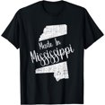 thumbnail image 1 of Mississippi State Map Souvenir Gift T-Shirt, 1 of 3