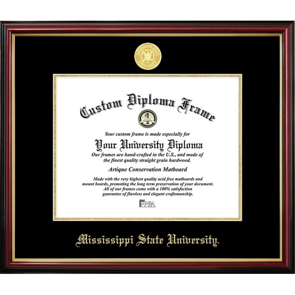 Mississippi State Petite Diploma Frame