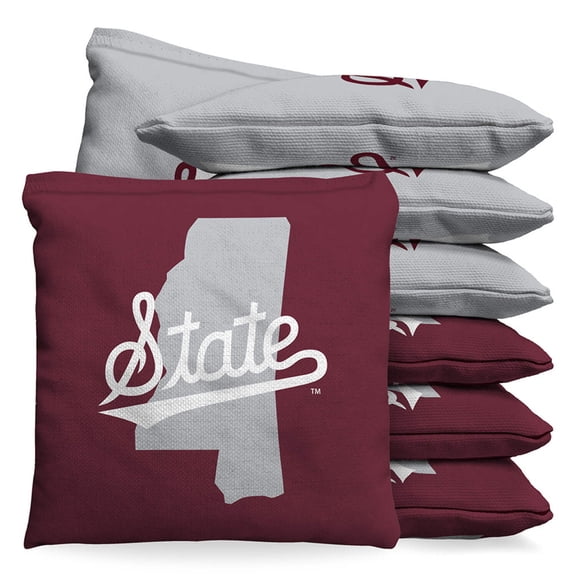 Mississippi State University Script State 1 LB Cornhole Bean Bags by BAGGO