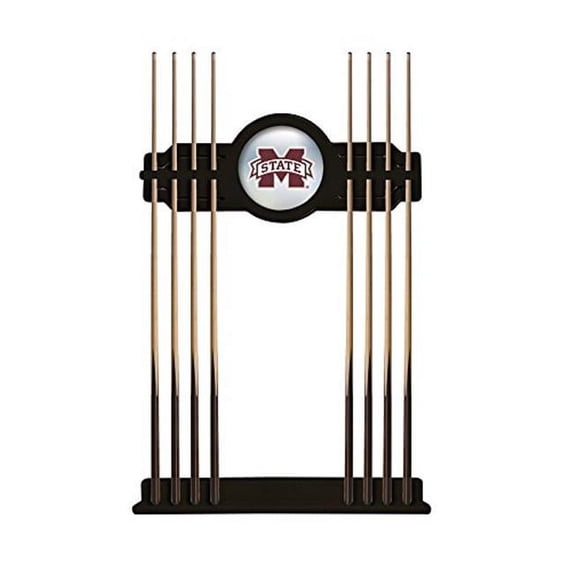 Mississippi State Bulldogs Eight Stick Pool Cue Rack - Black