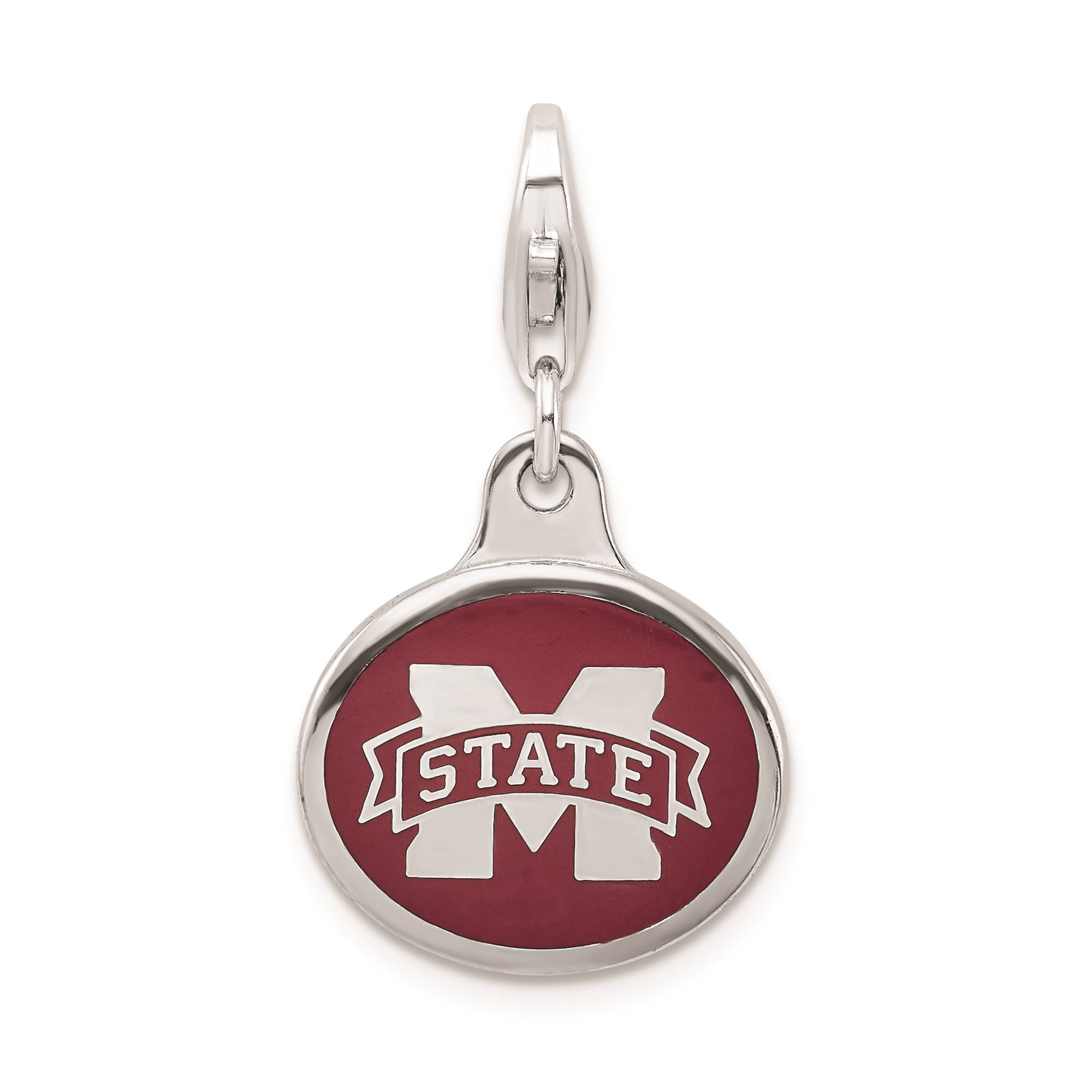 Mississippi State Logo Bracelet + Pearl Bow Stack of 2 main image 1