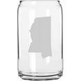 thumbnail image 1 of Mississippi States Etched 16oz Libbey Can Glass, 1 of 1