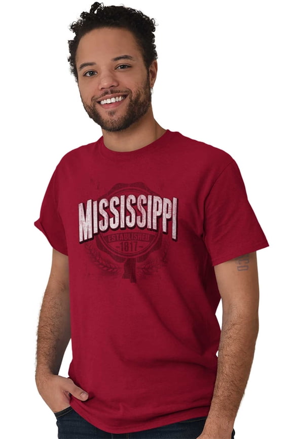 Mississippi Student Campus Pride Plus Size Crewneck Graphic Tee Shirt Brisco Brands 3X