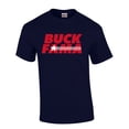 thumbnail image 1 of Mississippi Tshirt Football Team Color Navy and Red Mississippi Buck Fama Funny Rebel Mens Short Sleeve T-shirt Graphic Tee-Navy-xxl, 1 of 4