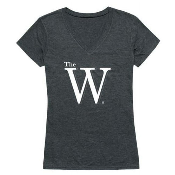 Mississippi University for Women Institutional T-Shirt, Heather Charcoal - Large