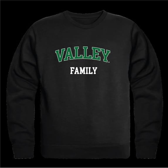 Mississippi Valley State University Delta Devils & Devilettes Family Crewneck Sweatshirt, Black - Extra Large